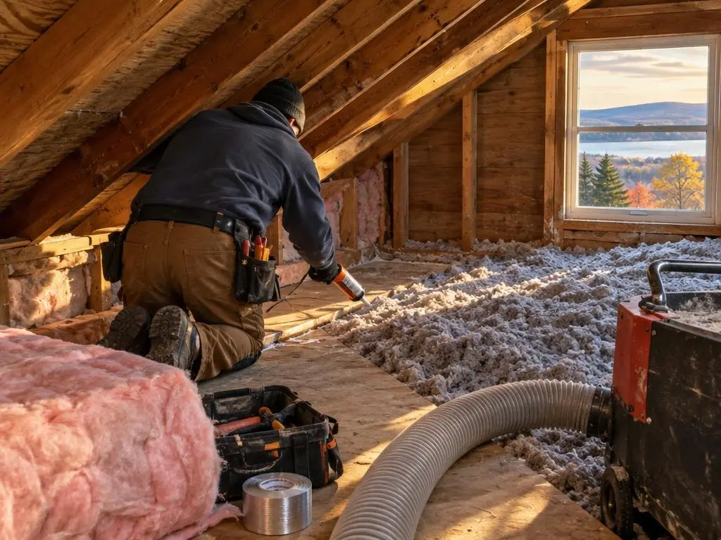 Attic Air Sealing & Insulation in Worcester, MA